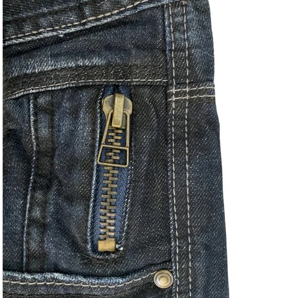 Urban Behavior Blue Straight Jeans Classic Style - Picture 3 of 6